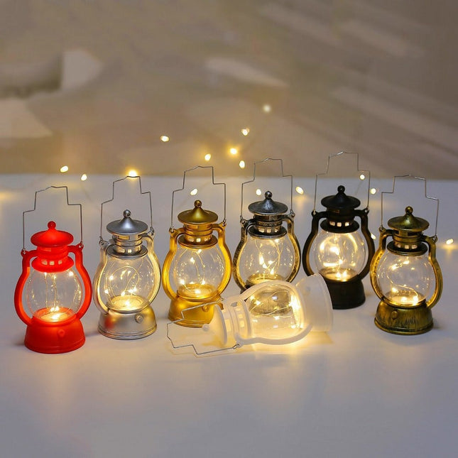 Dekorativní retro LED lampa lucerna