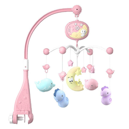 Dětský hrající kolotoč nad postýlku se světlem