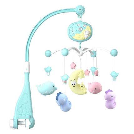 Dětský hrající kolotoč nad postýlku se světlem