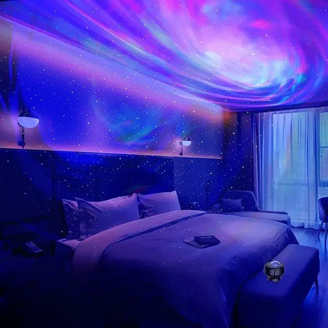 Bluetooth projektor galaxie s reproduktorem