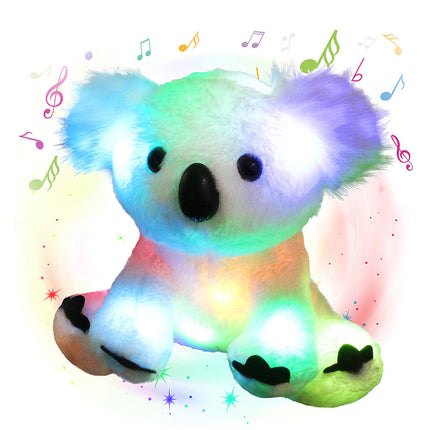 Hrací a svítící plyšová koala