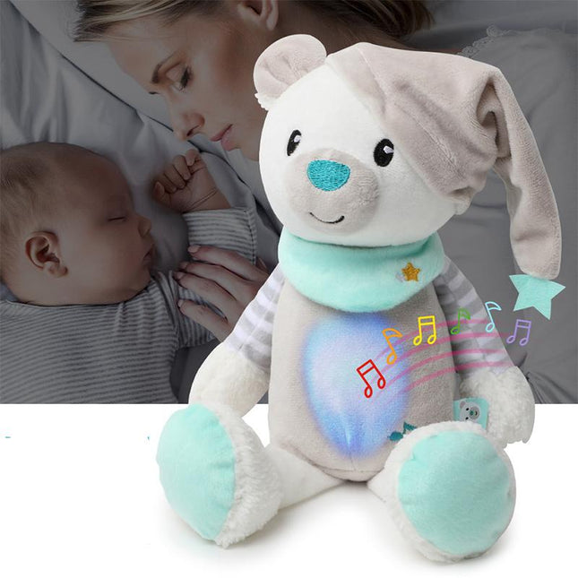 Plyšový medvídek s nočním světlem a hudbou