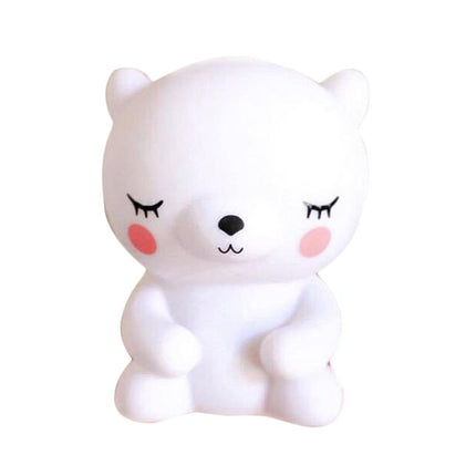 Silikonové noční světlo medvídek pro miminka