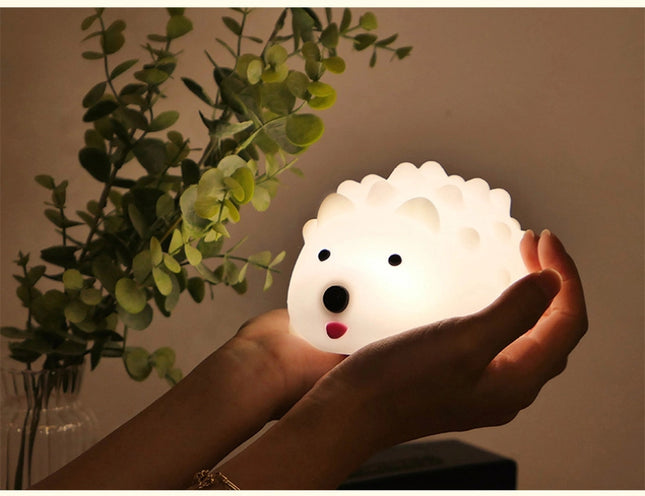 Nabíjecí silikonová lampička ježek