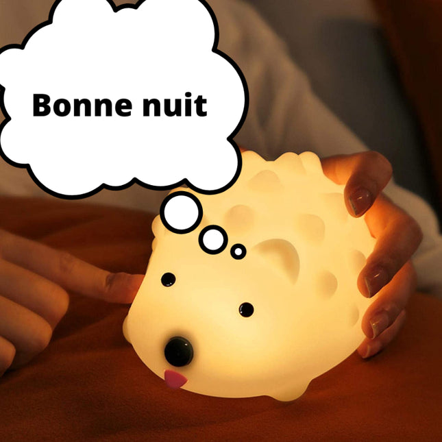 Nabíjecí silikonová lampička ježek