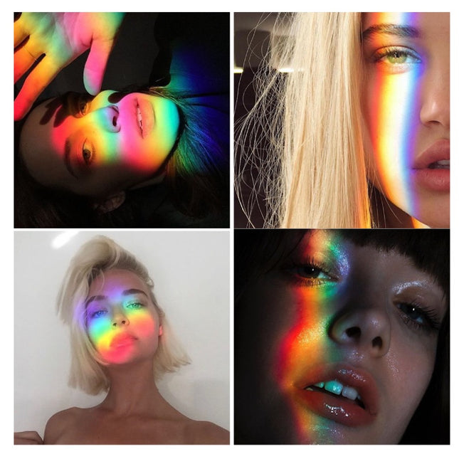 Noční lampička s projektorem duhy