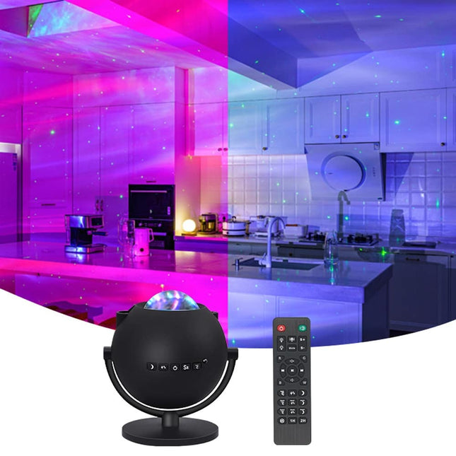 LED projektor s reproduktorem a ovladačem