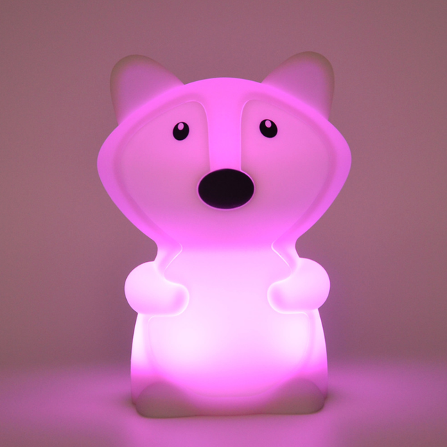 Silikonová lampička liška s ovladačem