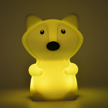 Silikonová lampička liška s ovladačem