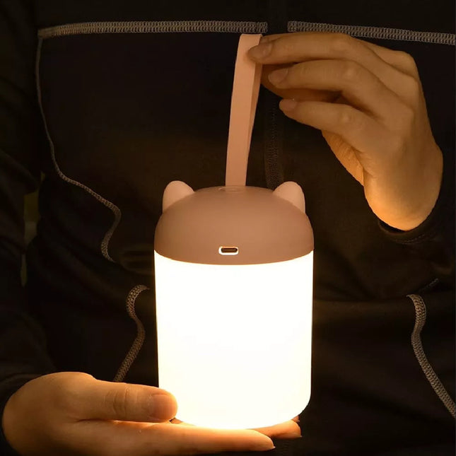 Přenosné dotykové LED noční světlo USB