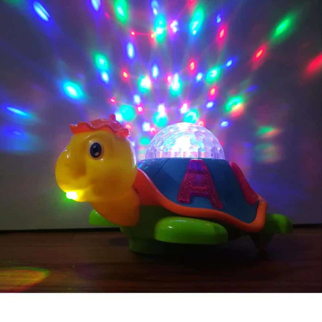 Hračka želva s projektorem pro miminka